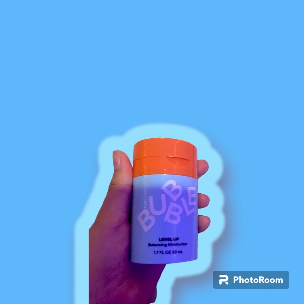 Bubble product for oily skin